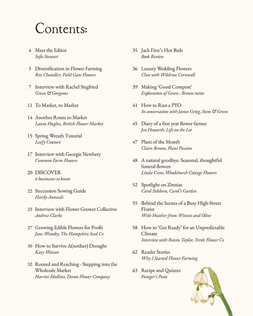 PRE-ORDER Issue 1 - The Flower Farmer Magazine